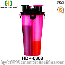 700ml New Plastic Protein Shaker Cup with Dual Mixer (HDP-0308)